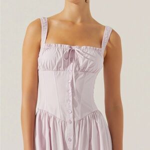 Astr Lilac Maxi Dress